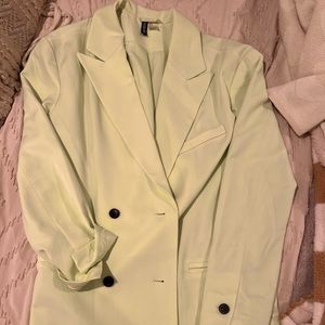 H & M Light Green Blazer!!
